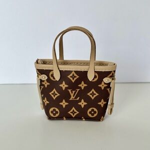 Stylish Labubu Brown Monogram Tote Bag